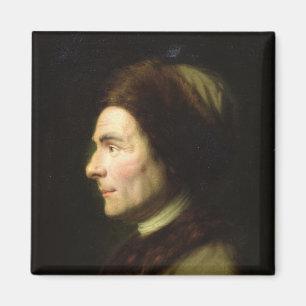 Portrait of Jean-Jacques Rousseau Magnet