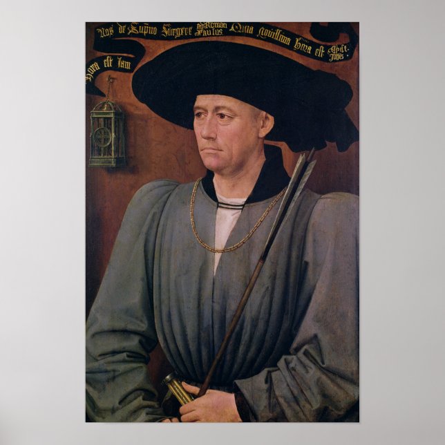 Portrait of Jean Lefevre de Saint-Remy Poster (Front)