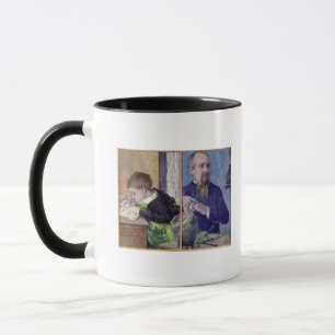 Portrait of Jean Paul Aube  and his son Mug