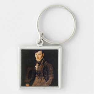 Portrait of Jean-Pierre-Francois Gilibert Keychain