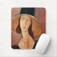 Portrait of Jeanne Hebuterne in a large hat