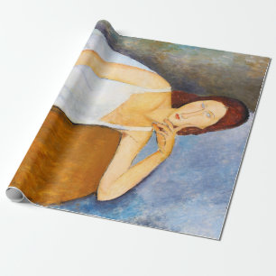 Portrait of Jeanne Hebuterne, Modigliani Wrapping Paper
