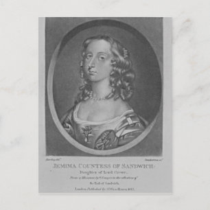 Portrait of Jemima Countess of Sandwich Postcard