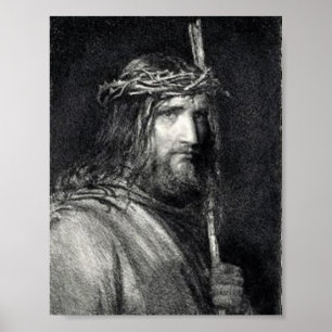 Portrait of Jesus Christ  Poster
