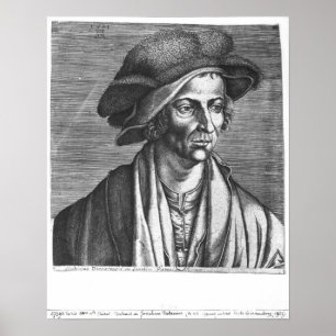 Portrait of Joachim Patinir, 1521 Poster