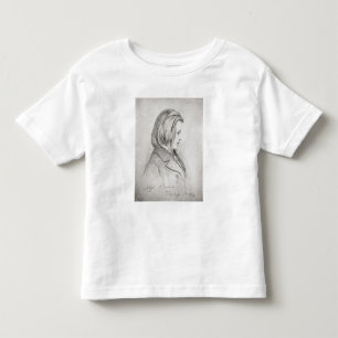 Portrait of Johanes Brahms aged Twenty, 1853 Toddler T-shirt