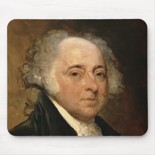 Portrait of John Adams Mouse Pad (Front)