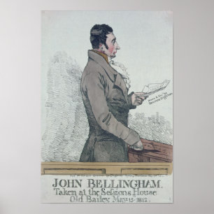 Portrait of John Bellingham 1812 Poster
