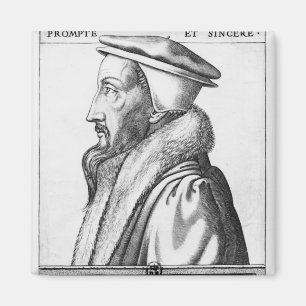 Portrait of John Calvin aged 53, 1564 Magnet