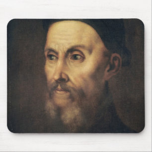 Portrait of John Calvin Mouse Pad