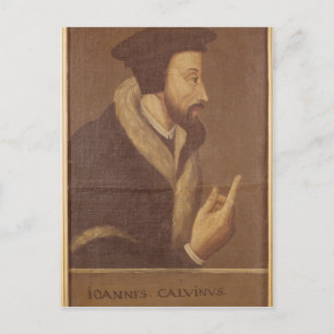Portrait of John Calvin Postcard