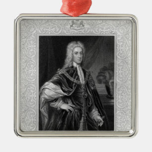 Portrait of John Campbell Metal Ornament