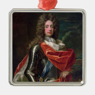 Portrait of John Churchill Metal Ornament