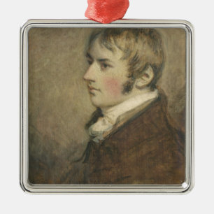 Portrait of John Constable (1776-1837) aged twenty Metal Ornament