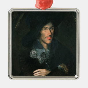 Portrait of John Donne, c.1595 Metal Ornament