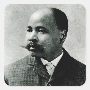 Portrait of John Dube Square Sticker