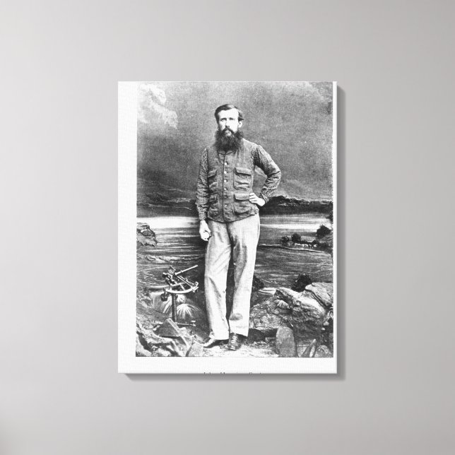 Portrait of John Hanning Speke Canvas Print (Front)