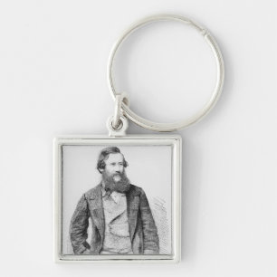 Portrait of John Hanning Speke Keychain