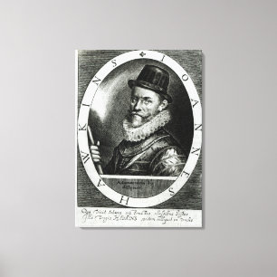 Portrait of John Hawkins Canvas Print