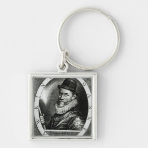 Portrait of John Hawkins Keychain