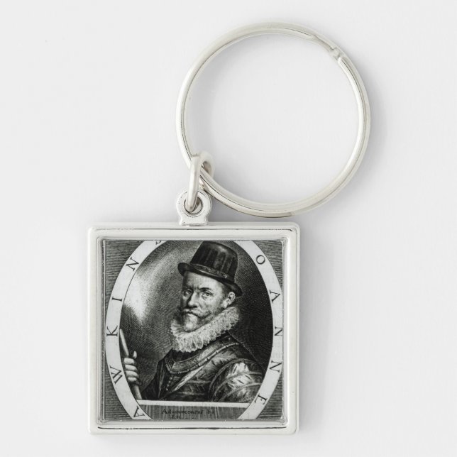 Portrait of John Hawkins Keychain (Front)