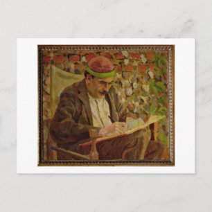 Portrait of John Maynard Keynes (1883-1946) (oil o Postcard