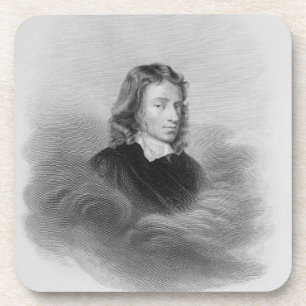 Portrait of John Milton (1608-74) engraved by the Coaster