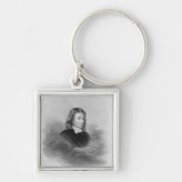 Portrait of John Milton (1608-74) engraved by the