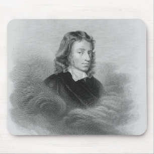 Portrait of John Milton (1608-74) engraved by the Mouse Pad