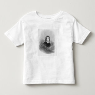 Portrait of John Milton (1608-74) engraved by the Toddler T-shirt