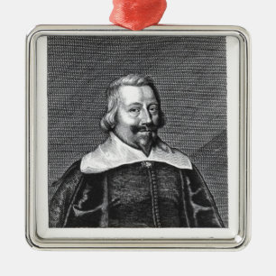 Portrait of John Pym  engraved by George Metal Ornament