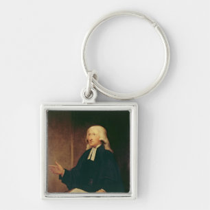Portrait of John Wesley 1788 Keychain