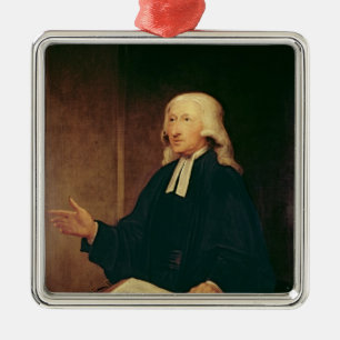 Portrait of John Wesley 1788 Metal Ornament