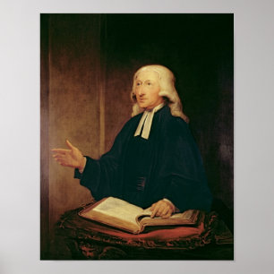 Portrait of John Wesley 1788 Poster