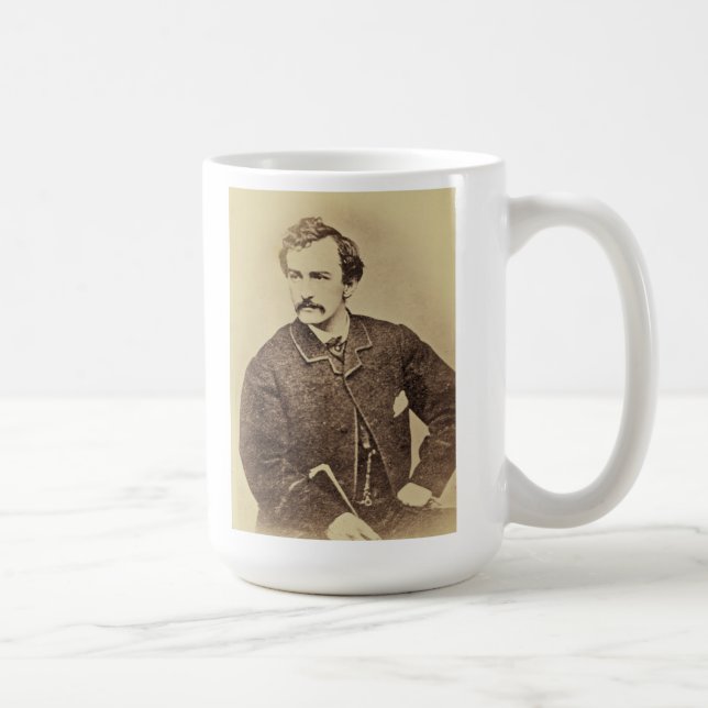 Portrait of John Wilkes Booth | 1861-65 Coffee Mug (Right)