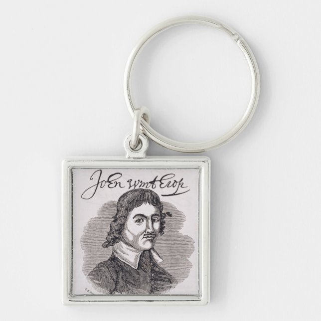 Portrait of John Winthrop Keychain (Front)