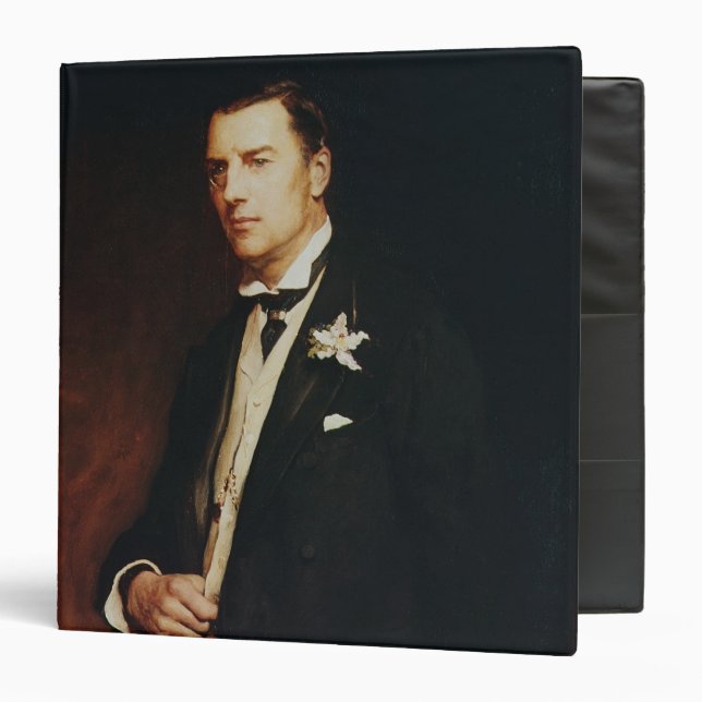 Portrait of Joseph Chamberlain, 1886 Binder (Front/Inside)