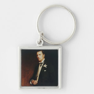 Portrait of Joseph Chamberlain, 1886 Keychain