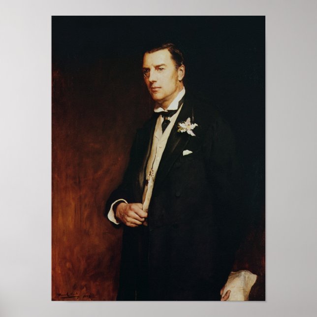 Portrait of Joseph Chamberlain, 1886 Poster (Front)