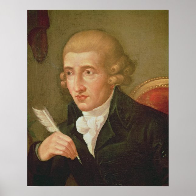 Portrait of Joseph Haydn Poster (Front)