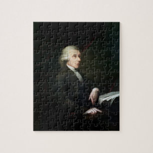 Portrait of Joseph Priestley (1733-1804) (oil on c Jigsaw Puzzle