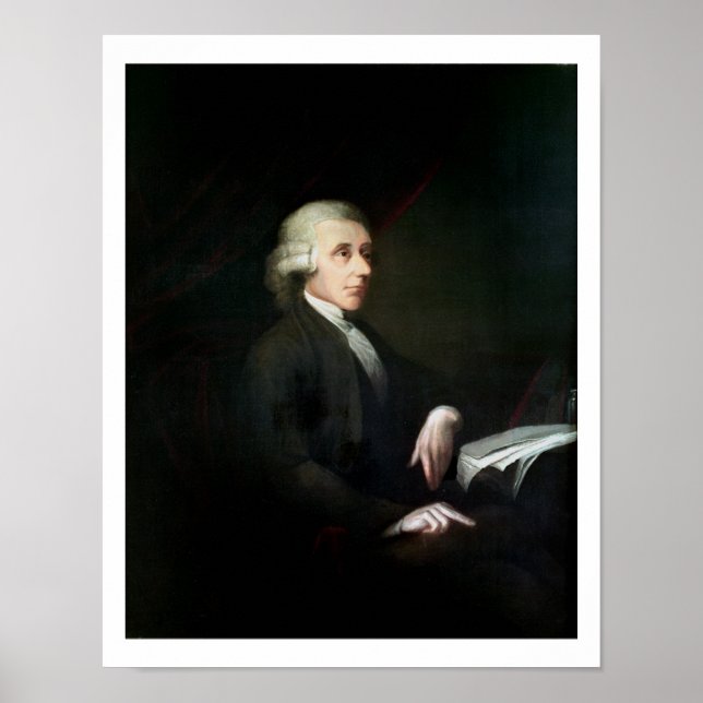 Portrait of Joseph Priestley (1733-1804) (oil on c Poster (Front)