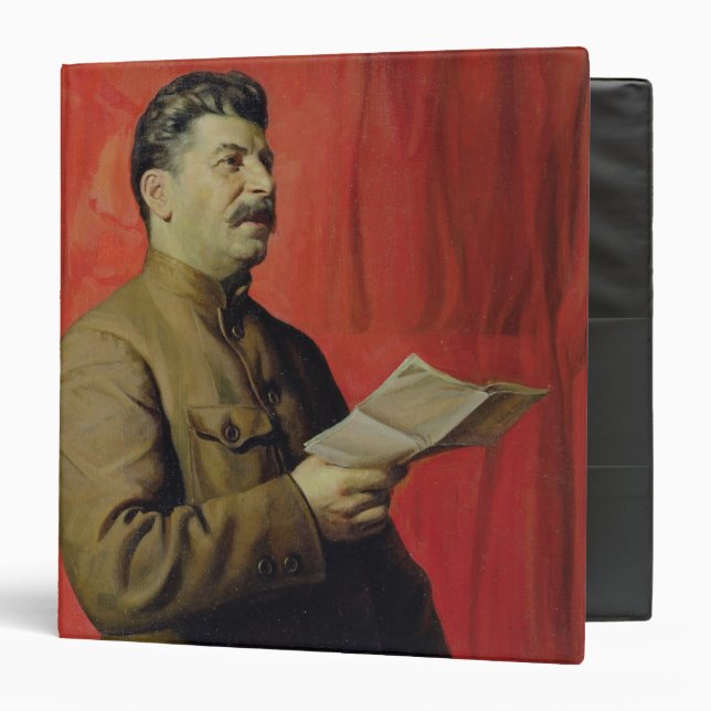 Portrait of Josif Stalin, 1933 Binder (Front/Inside)