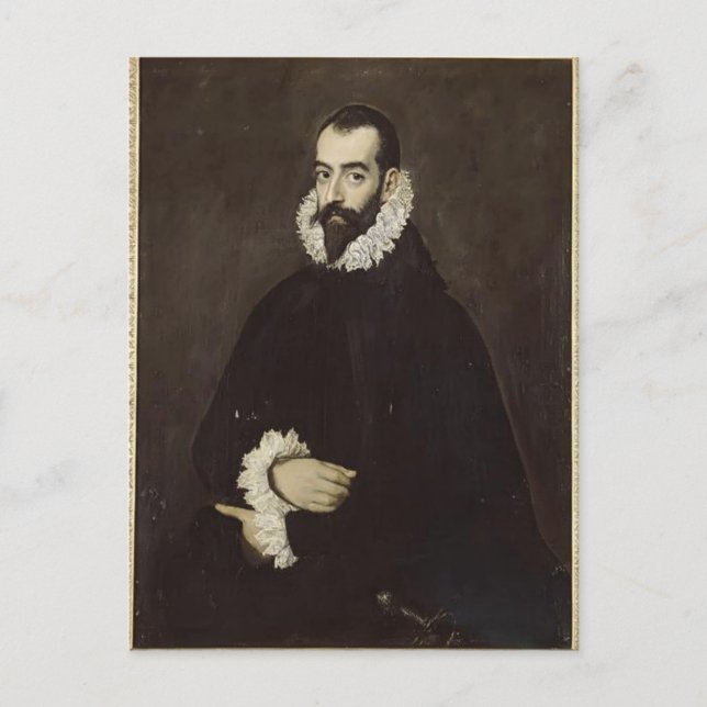 Portrait of Juan Pimentel y Herrera by El Greco Postcard (Front)