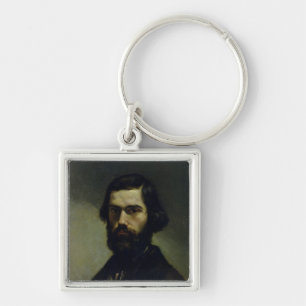 Portrait of Jules Valles  c.1861 Keychain