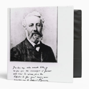 Portrait of Jules Verne Binder