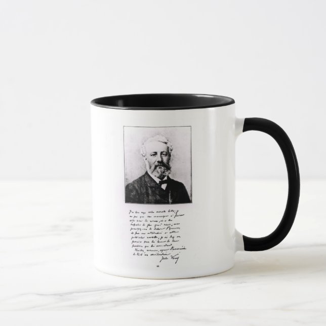 Portrait of Jules Verne Mug (Right)