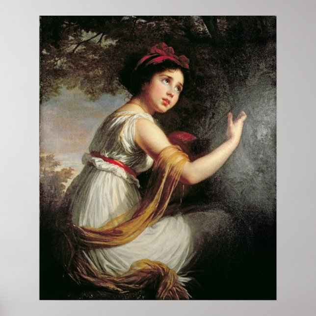 Portrait of Julie Le Brun, c.1797 Poster (Front)