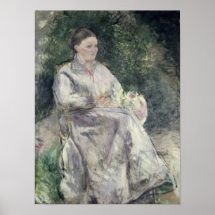 Portrait of Julie Velay, Wife of the Artist Poster