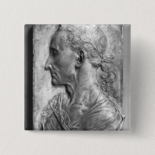 Portrait of Julius Caesar 2 Inch Square Button